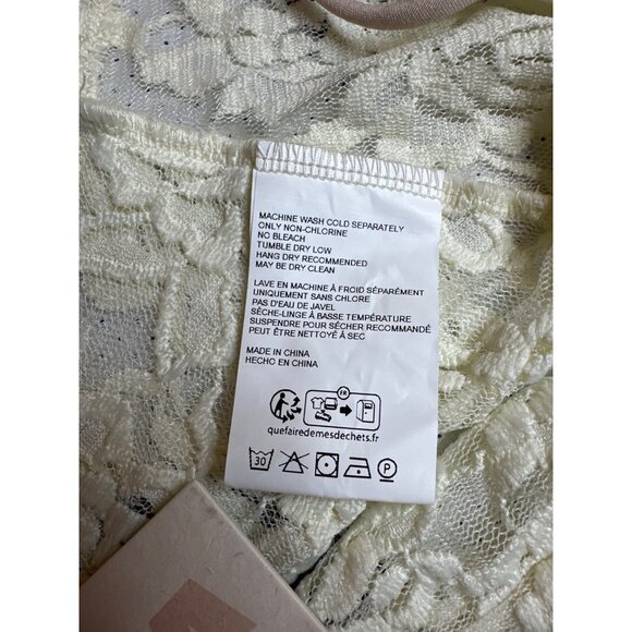 Zemeta Secret Dare Shrug in Ivory Small New Womens Bolero Crop Cardigan - Picture 9 of 15